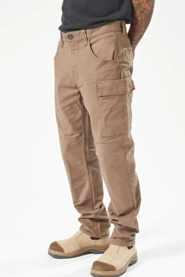 Pants-VOLCOM CALIPER WORK PANT - BRINDLE