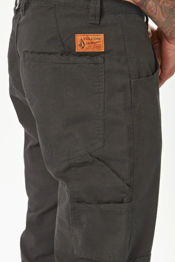 Pants-VOLCOM CALIPER WORK PANT - BLACK