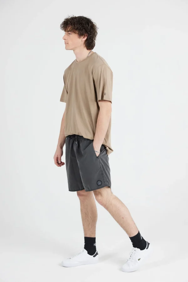Shorts-VOLCOM CENTER TRUNK 17 BLACK
