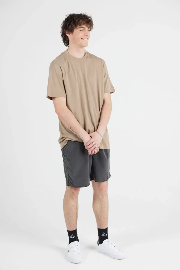 Shorts-VOLCOM CENTER TRUNK 17 BLACK