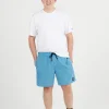 Shorts-VOLCOM CENTER TRUNK 17 BLUE DRIFT