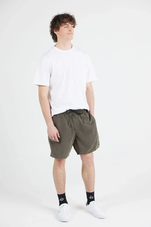 Shorts-VOLCOM CENTER TRUNK 17 DESERT TAUPE