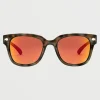 Sunglasses | Sunglasses-VOLCOM EYEWEAR FREESTYLE SUNGLASSES GLOSS TORT/HEAT MIRROR