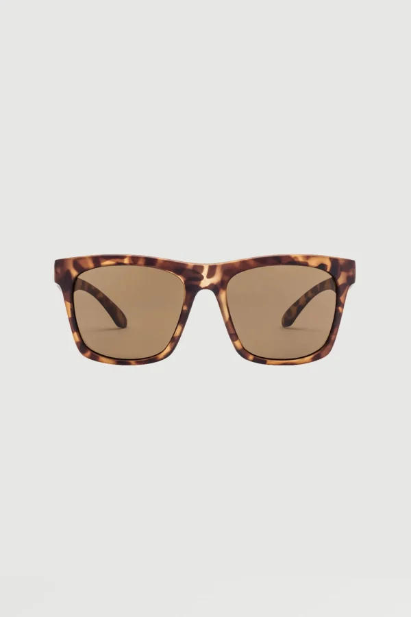 Sunglasses | Sunglasses-VOLCOM EYEWEAR JEWEL SUNGLASSES - MATTE TORT/BRONZE