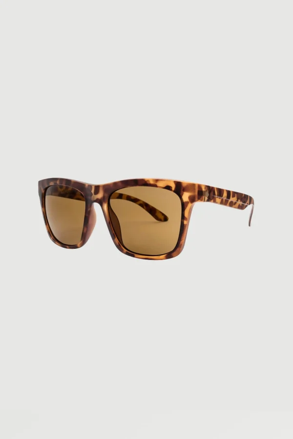 Sunglasses | Sunglasses-VOLCOM EYEWEAR JEWEL SUNGLASSES - MATTE TORT/BRONZE