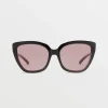 Sunglasses | Sunglasses-VOLCOM EYEWEAR MILLI SUNGLASSES - BLACK/LIGHT ROSE