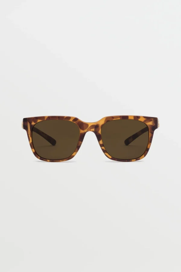 Sunglasses | Sunglasses-VOLCOM EYEWEAR MORPH SUNGLASSES - MATTE TORT/BRONZE