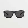 Sunglasses | Sunglasses-VOLCOM EYEWEAR ROLL SUNGLASSES - GLOSS BLACK/GRAY