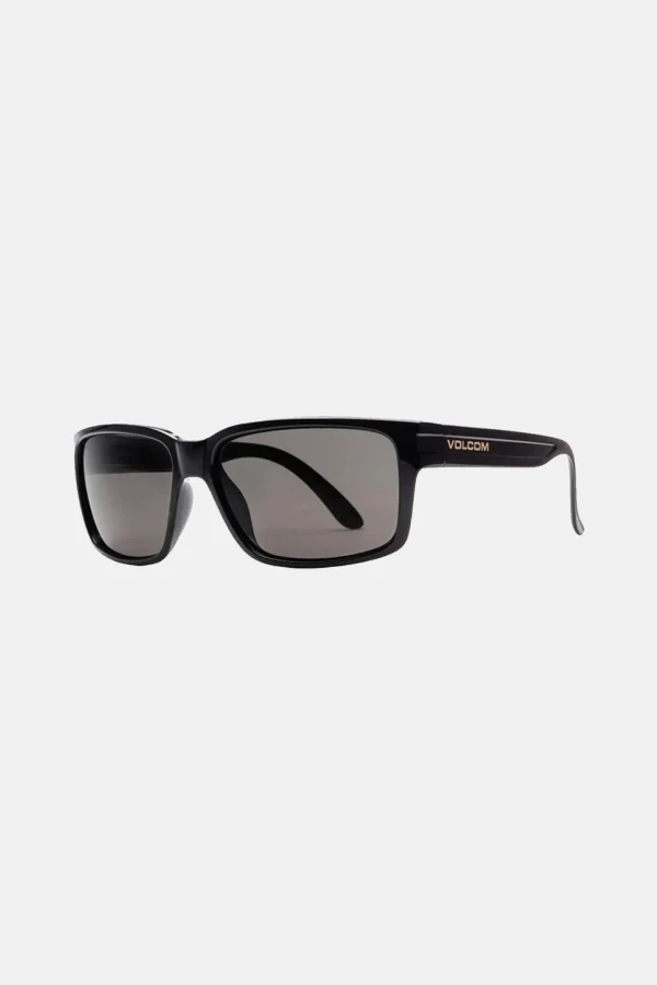 Sunglasses | Sunglasses-VOLCOM EYEWEAR STONEAGE SUNGLASSES - GLOSS BLACK