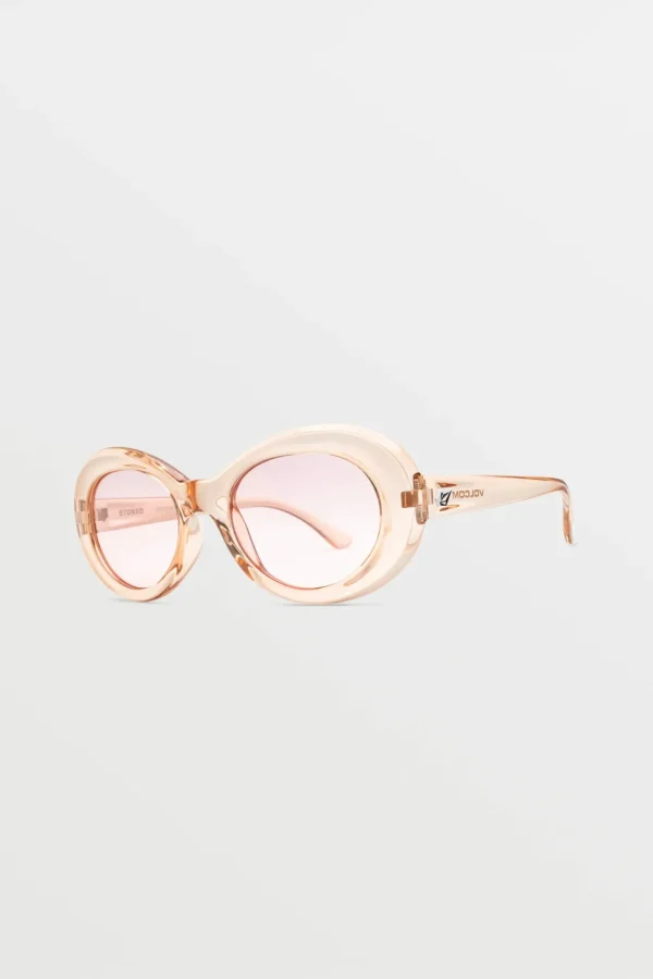 Sunglasses | Sunglasses-VOLCOM EYEWEAR STONED SUNGLASSES - QUAIL FEATHER/PINK