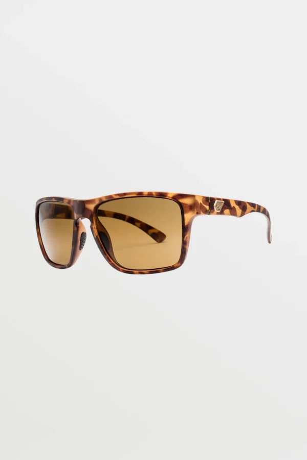 Sunglasses | Sunglasses-VOLCOM EYEWEAR TRICK SUNGLASSES - MATTE TORT/BRONZE