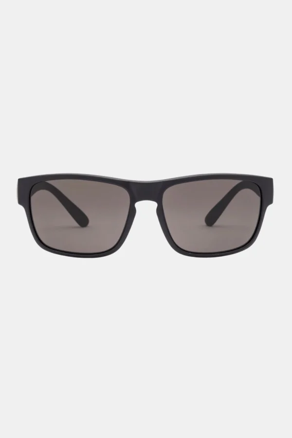 Sunglasses | Sunglasses-VOLCOM EYEWEAR VALIENT SUNGLASSES - MATTE BLACK/GRAY