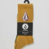 Socks | Socks-VOLCOM FULL STONE CREW SOCKS 3PK - RGR