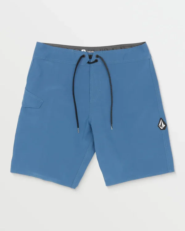 Shorts-VOLCOM LIDO SOLID MOD 20 BLUEBERRY