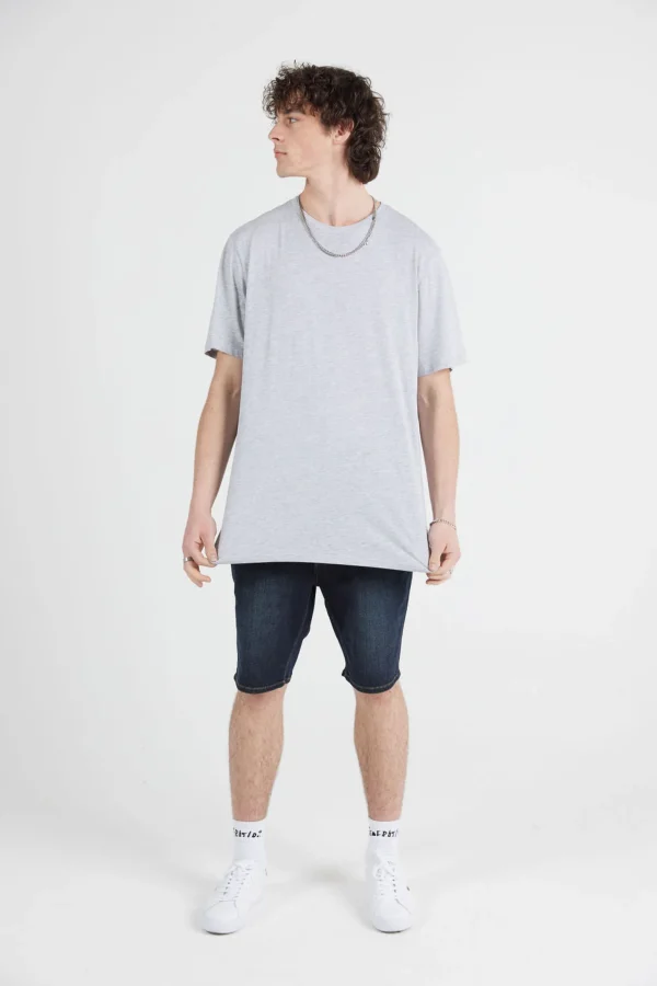 Tees & Tanks-VOLCOM MENS SOLID TEE - GREY MARLE