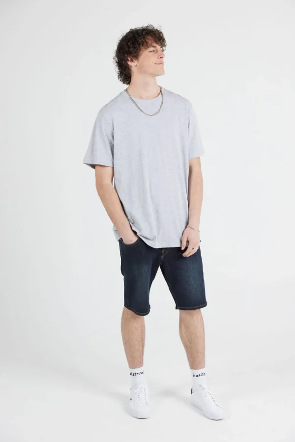 Tees & Tanks-VOLCOM MENS SOLID TEE - GREY MARLE