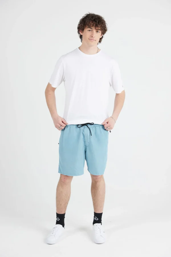 Tees & Tanks-VOLCOM MENS SOLID TEE - WHITE
