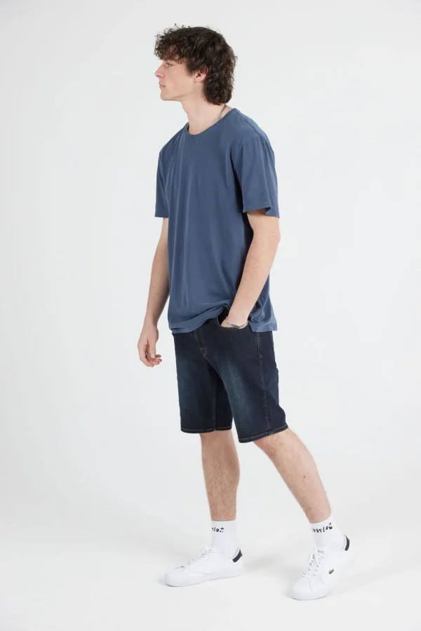 Tees & Tanks-VOLCOM MENS WASH SOLID TEE - NAVY