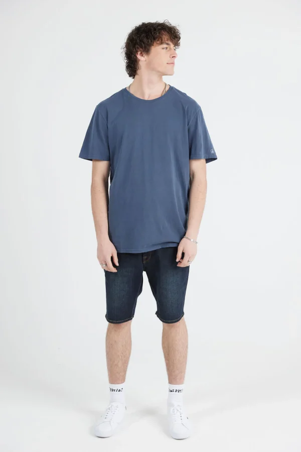 Tees & Tanks-VOLCOM MENS WASH SOLID TEE - NAVY