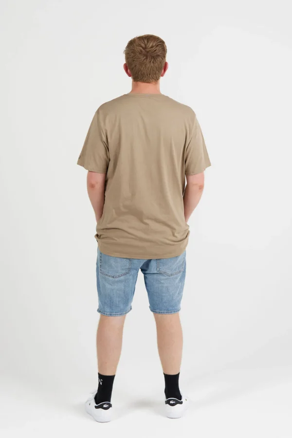 Tees & Tanks-VOLCOM MENS WASH SOLID TEE - DOESKIN