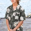 Shirts-VOLCOM SHAKEN STIRRED SHORT SLEEVE SHIRT - STEALTH