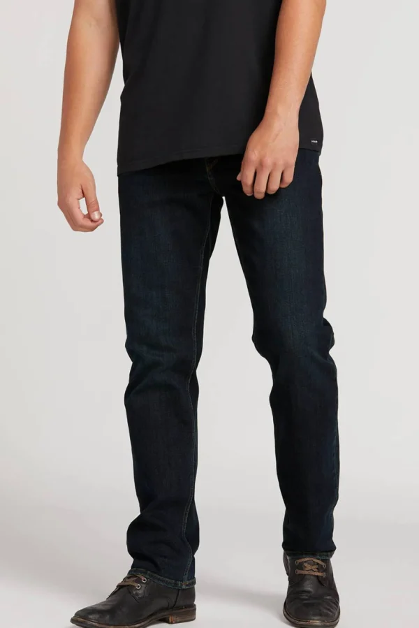 Denim-VOLCOM SOLVER MODERN FIT JEAN - VINTAGE BLUE