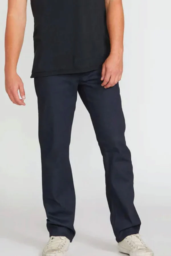 Denim-VOLCOM SOLVER MODERN FIT JEAN - INDIGO WASH