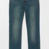 Denim-VOLCOM SOLVER MODERN FIT JEAN - BIARRITZ BLUE*