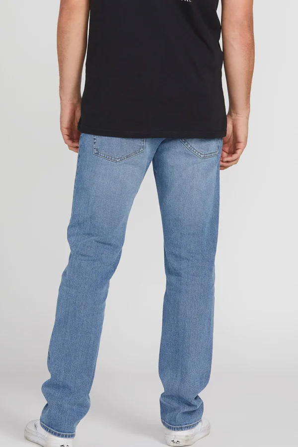 Denim-VOLCOM SOLVER MODERN FIT JEANS - OLD TOWN INDIGO