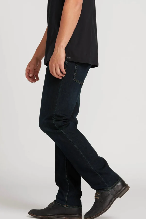 Denim-VOLCOM SOLVER MODERN FIT JEAN - VINTAGE BLUE