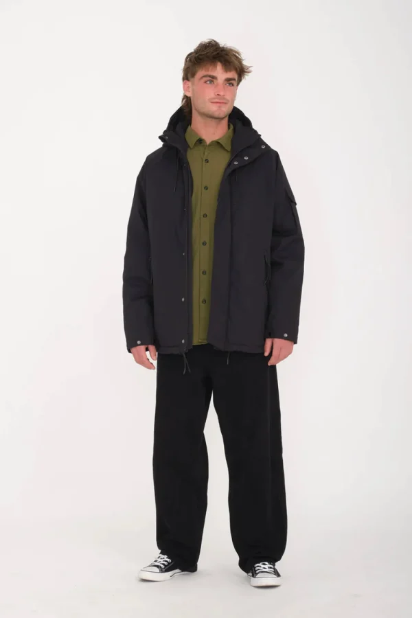Coats & Jackets-VOLCOM STOKE STONE II 5K JACKET BLACK