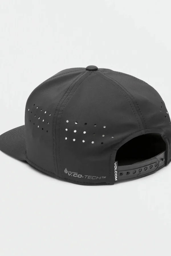 Hats-VOLCOM STONE TECH SNAPBACK - BLACK
