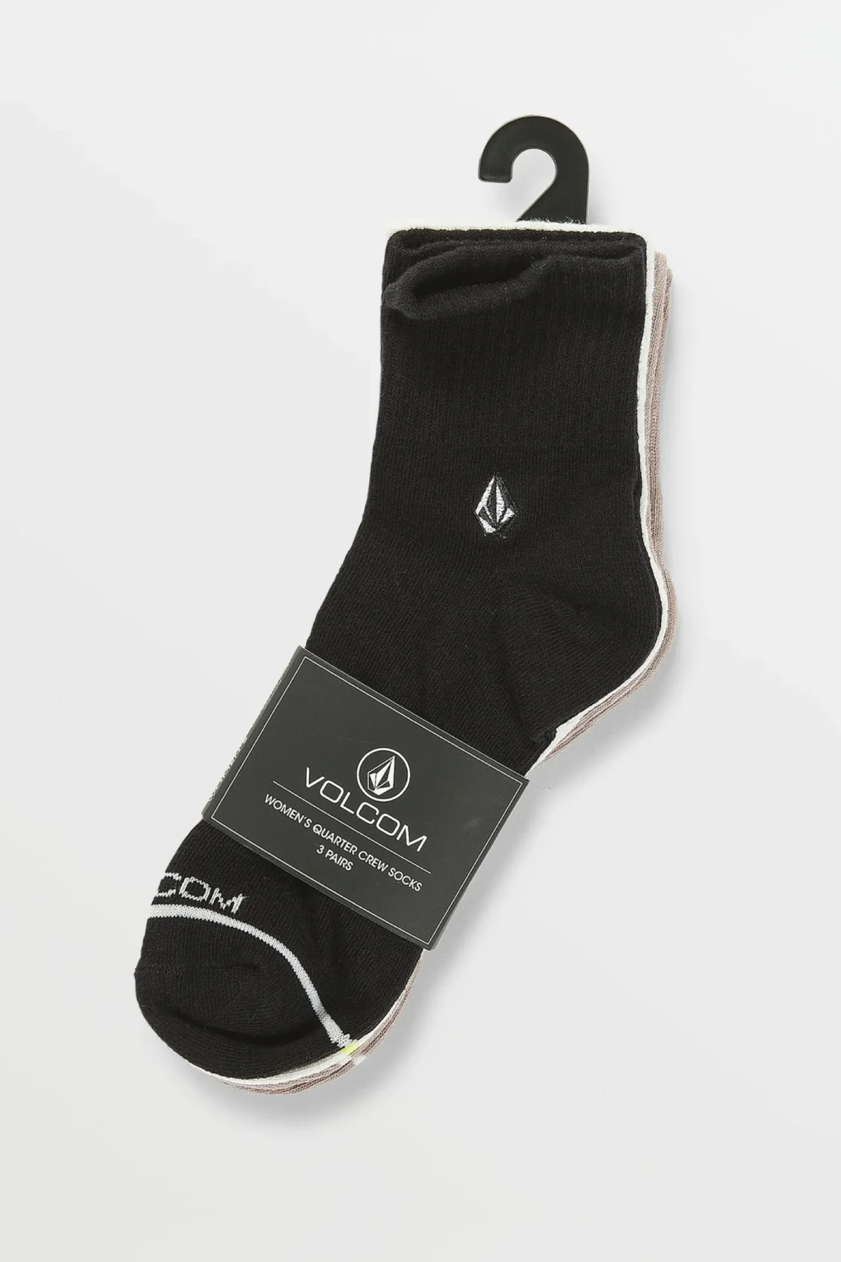 volcom_the_new_crew_socks_0.webp Socks | Socks-VOLCOM THE NEW CREW SOCKS 3PK - ASSORTED