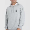 Sweaters & Knitwear-VOLCOM VOLOGO PULLOVER HEATHER GREY