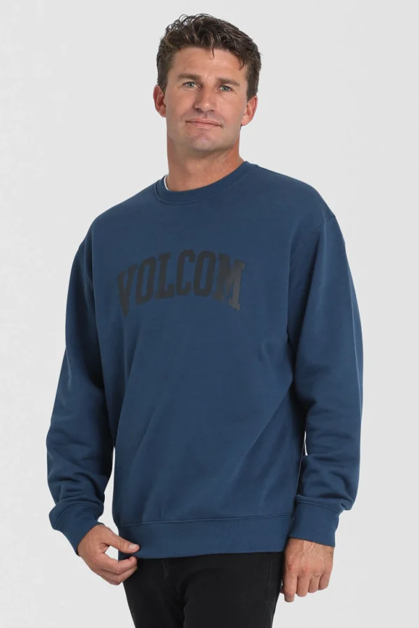 Sweaters & Knitwear-VOLCOM VOLSITY CREW VINTAGE NAVY