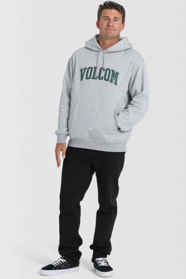 Sweaters & Knitwear-VOLCOM VOLSITY PULLOVER HEATHER GREY