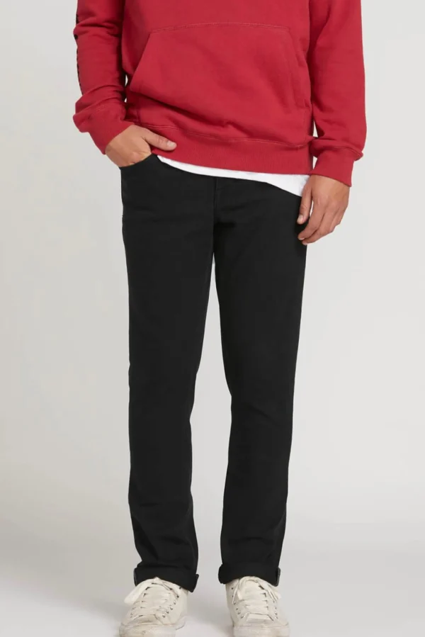 Denim-VOLCOM VORTA SLIM FIT JEAN - BLACKOUT