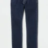Denim-VOLCOM VORTA SLIM FIT JEAN - DIRTY MED BLUE*