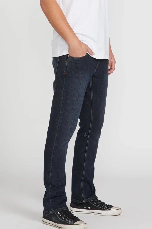 Denim-VOLCOM VORTA SLIM FIT JEAN - VINTAGE BLUE*