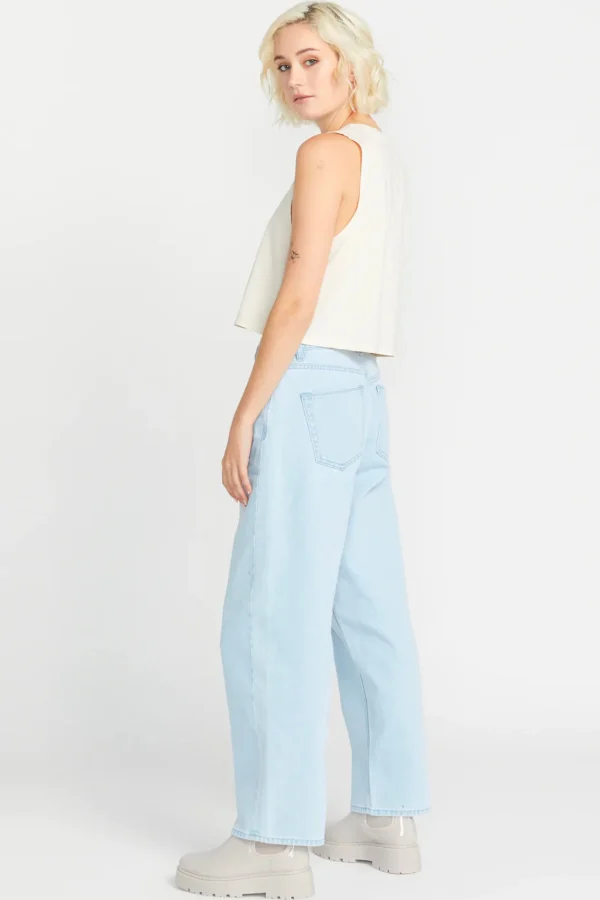 Denim-VOLCOM WEELLOW JEAN - LIGHT BLUE