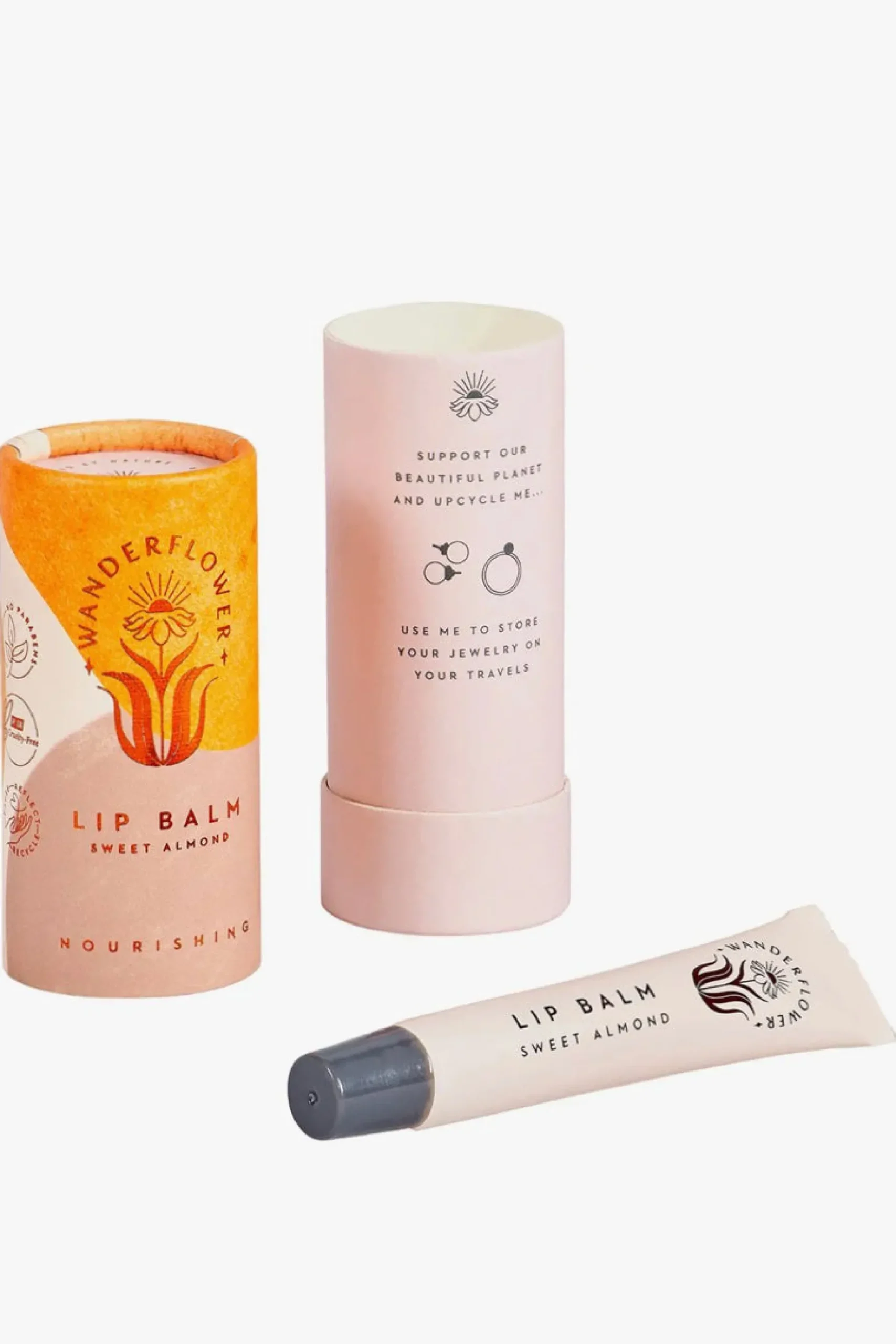 wanderflower_lip_balm_swe_0.webp Body-WANDERFLOWER LIP BALM SWEET ALMOND