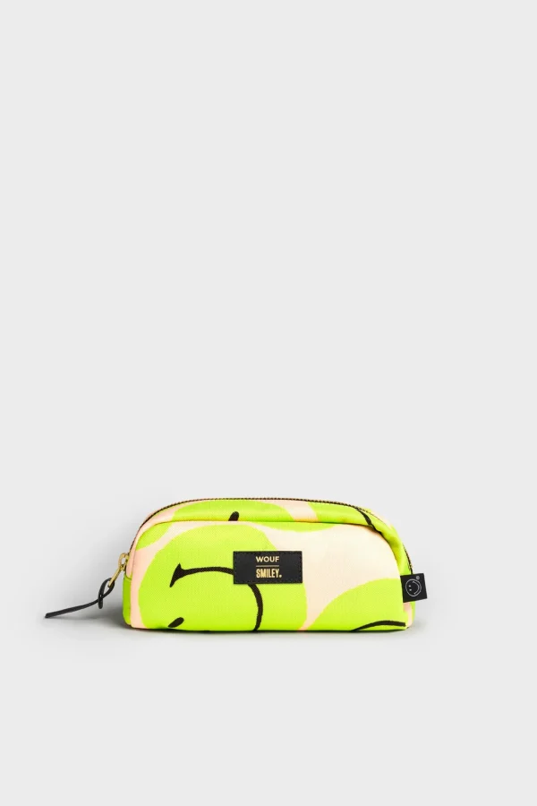 Books & Stationery-WOUF MAKEUP BAG - SMILEY