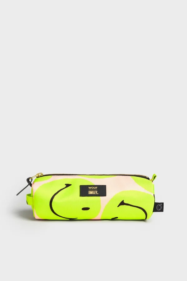 Books & Stationery-WOUF PENCIL CASE - SMILEY