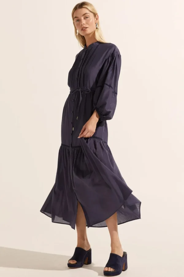 Dresses-ZOE KRATZMANN ALLURE DRESS INDIGO