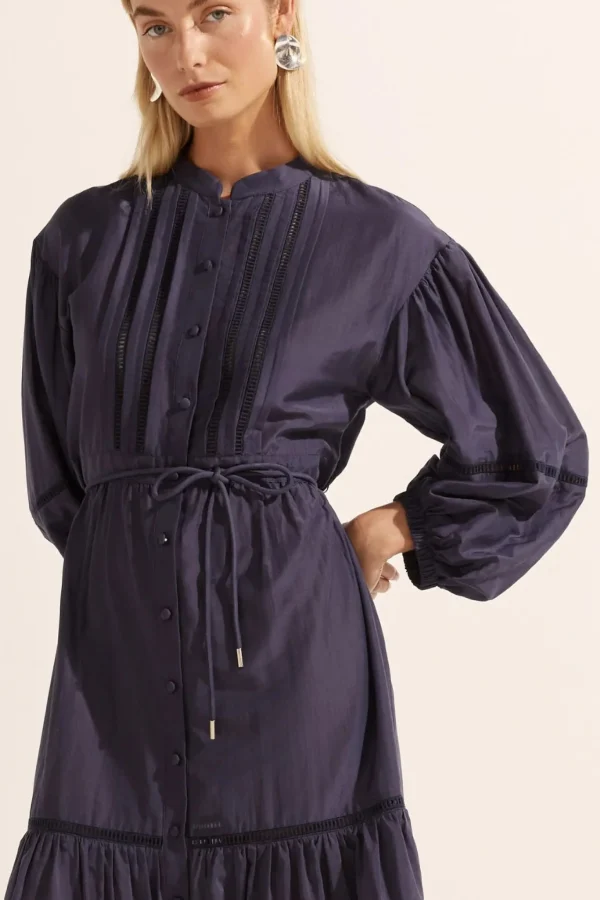 Dresses-ZOE KRATZMANN ALLURE DRESS INDIGO