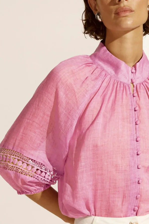 Shirts & Tops-ZOE KRATZMANN INVOKE TOP LOTUS